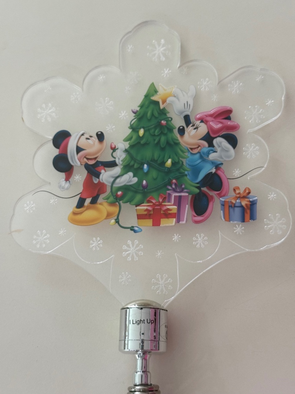 Mickey & Minnie Tree Topper Department 56 Christmas Light Up 2018